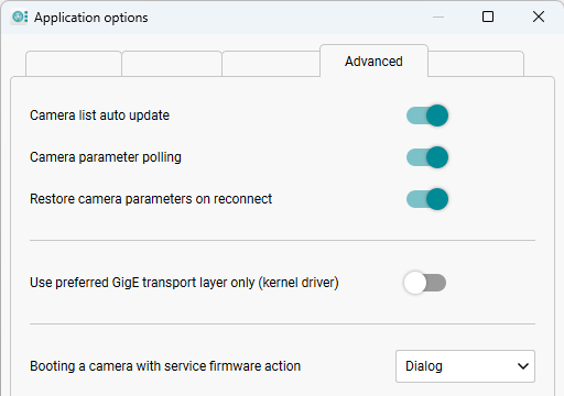 Fig. 265: Advanced settings