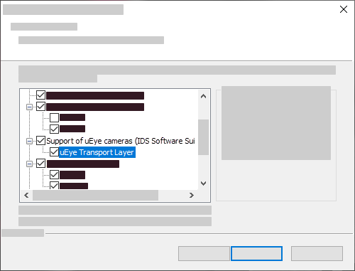 Fig. 314: Install uEye Transport Layer (Windows)