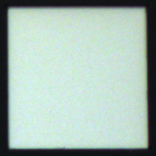 Fig. 103: Light grey target with 10ms exposure and 8x AnalogAll gain, higher noise level