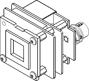 Fig. 688:GigE uEye SE OEM version 2 (PCB stack) with CMOS - 3D view