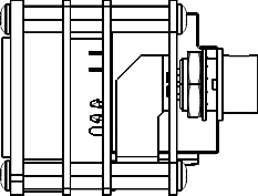 Fig. 694: GigE uEye SE OEM version 2 - Side view (CMOS)