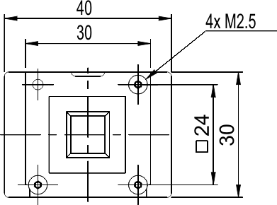 Fig. 689: GigE uEye SE OEM version 2 - Front view
