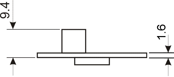 Fig. 459: USB uEye LE USB connector - vertical position (project-related option)