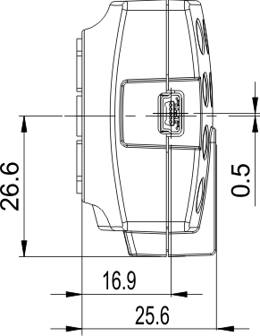 Fig. 454: USB uEye LE - side view