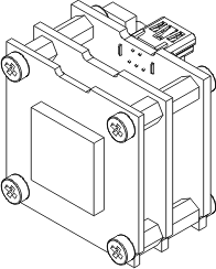 Fig. 535: USB uEye SE OEM version 2 - 3D view