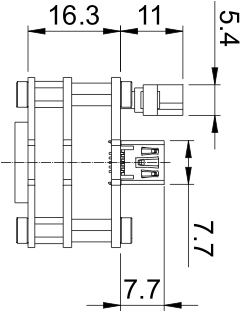 Fig. 541: USB uEye SE OEM version 2 (CCD) - Top view
