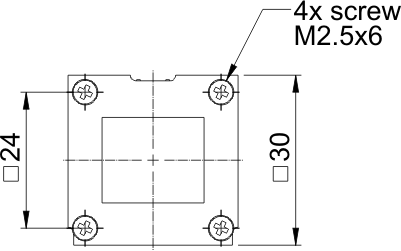 Fig. 537: USB uEye SE OEM version 2 - Front view