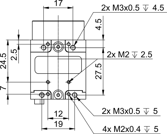 Fig. 523: USB uEye SE (CCD) - bottom view