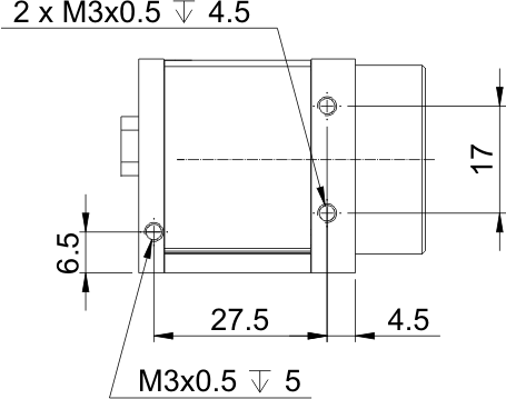 Fig. 521: USB uEye SE (CCD) - side view