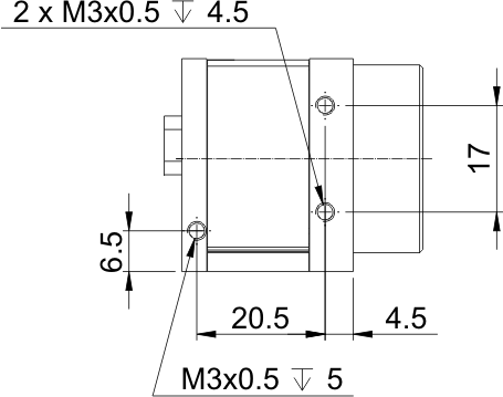 Fig. 518: USB uEye SE (CMOS) - side view