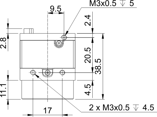 Fig. 519: USB uEye SE (CMOS) - top view