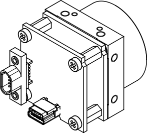 Fig. 525: USB uEye SE OEM version 1 (CMOS) - 3D view