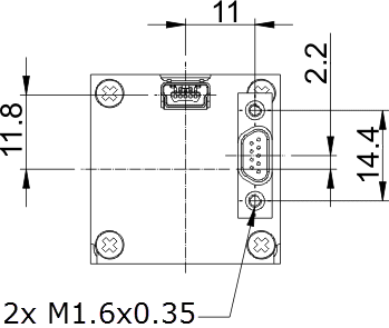 Fig. 528: USB uEye SE OEM version 1 - rear view