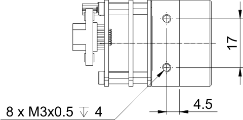 Fig. 532: USB uEye SE OEM version 1 (CCD) - side view