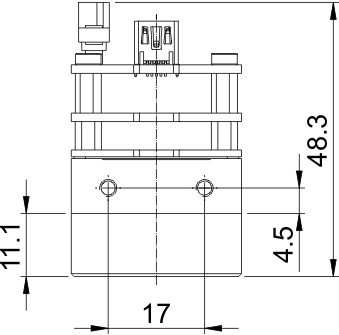 Fig. 533: USB uEye SE OEM version 1 (CCD) - top view