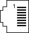 Fig. 570: GigE uEye CP Rev. 2 - RJ45 socket, camera rear view