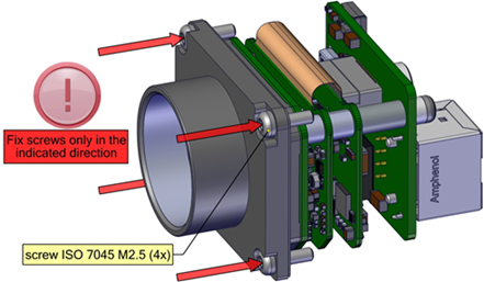 Fig. 659: Mounting via front (2)