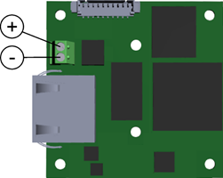 Fig. 626: GigE uEye LE - 2-pin strip terminal