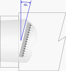 Fig. 441: Position accuracy of the sensor (2)