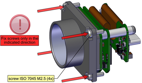 Fig. 357: Mounting via front (2)