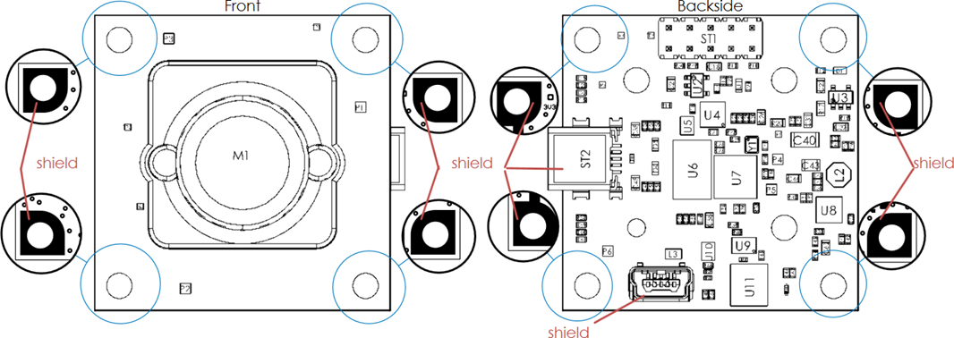 Fig. 474: Assembly hole attachment