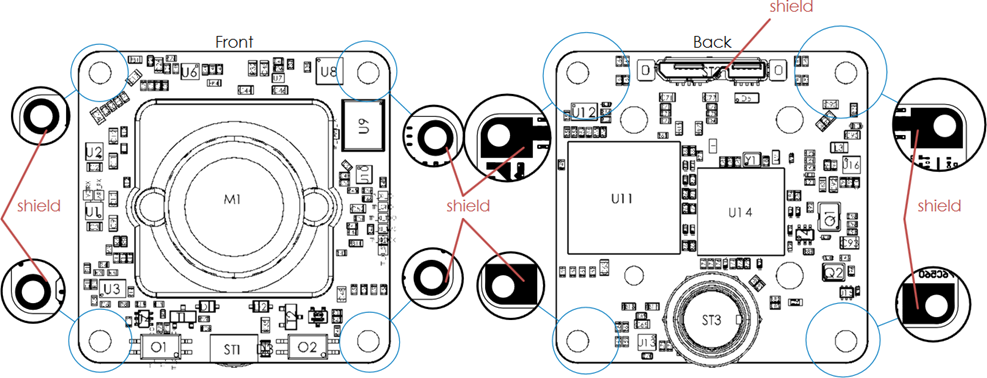 Fig. 418: Assembly hole attachment