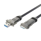 USB3 AOC, USB-A micro-B, straight, screwable, 5 m IDS Interface Cable