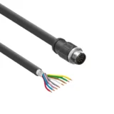 IDS I/O + power supply cable, straight, 8-pin, M12, 1.5 m