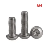 304 Button Head Hex Cap Screws - M4