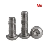 304 Button Head Hex Cap Screws - M6