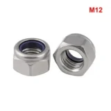 316 Stainless Steel Nylon Lock Nut M12