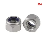 316 Stainless Steel Nylon Lock Nut M4