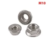 304 Flanged Nuts M10