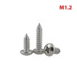 Round Head Tapping Screw Cross Pan Head M1.2