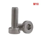 304 Hex Socket Extra Low Head Cap Screws - M10