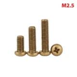 Copper Pan Head Screws M2.5
