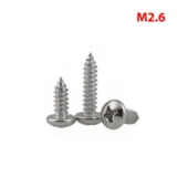 Round Head Tapping Screw Cross Pan Head  M2.6