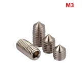 316 Hex Socket Set Screws/Cone Point M3