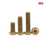 Copper Pan Head Screws M4