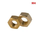 Copper Hex Nuts M4