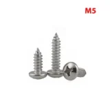 Round Head Tapping Screw Cross Pan Head  M5