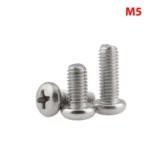 316 Cross Recessed Pan Head Screws M5