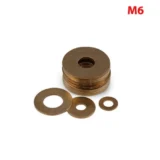 Copper Flat Washers M6