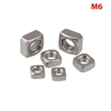 316 Square Nuts M6