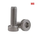 304 Hex Socket Extra Low Head Cap Screws - M8