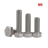 304 Hex Bolt M8 - 2pcs