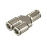 Trachea Quick Plug Two And Three Way Joint Full Copper Nickel Plating